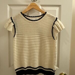 New York & Company Crocheted Top